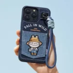 Etui na telefon z motywem smyczy z serii Fall in Wild THE MONSTERS 1