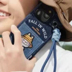 Etui na telefon z motywem smyczy z serii Fall in Wild THE MONSTERS 2