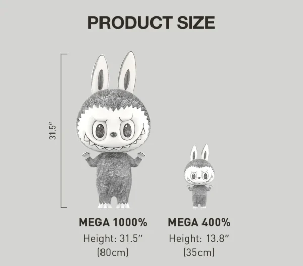Labubu Mega Labubu 1000% szkic 10