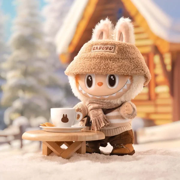 Labubu The Monsters Dress Be Latte 38cm winylowa pluszowa lalka 4