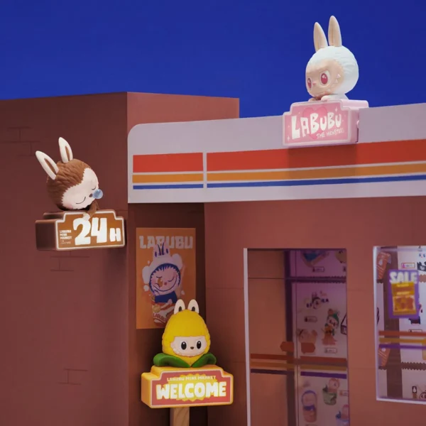 Labubu The Monsters Wacky Mart magnesy na lodówkę 6 szt. pudełko niespodzianek 2