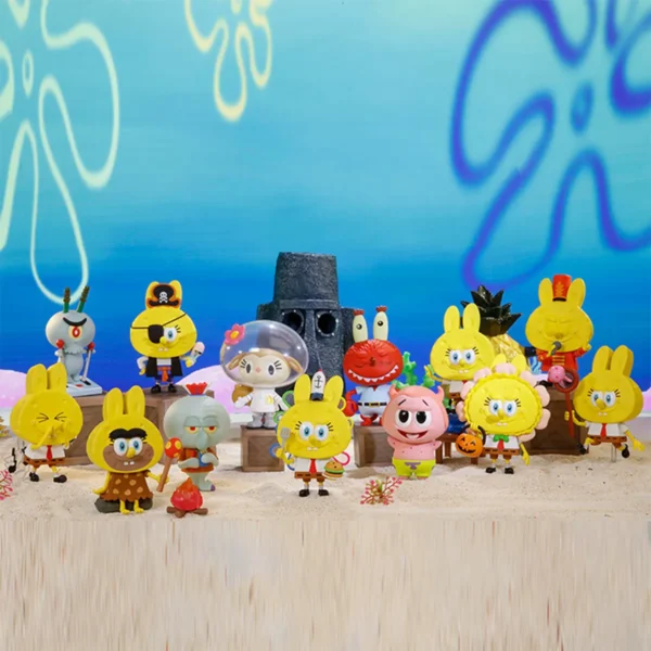 Labubu The Monsters X Spongebob Series 12-elementowe pudełko niespodzianek 13