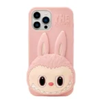 Różowy futerał na iPhone’a z motywem POTWORÓW