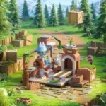 THE MONSTERS Forest Secret Base Seria klocków Click-Fix Lab 1